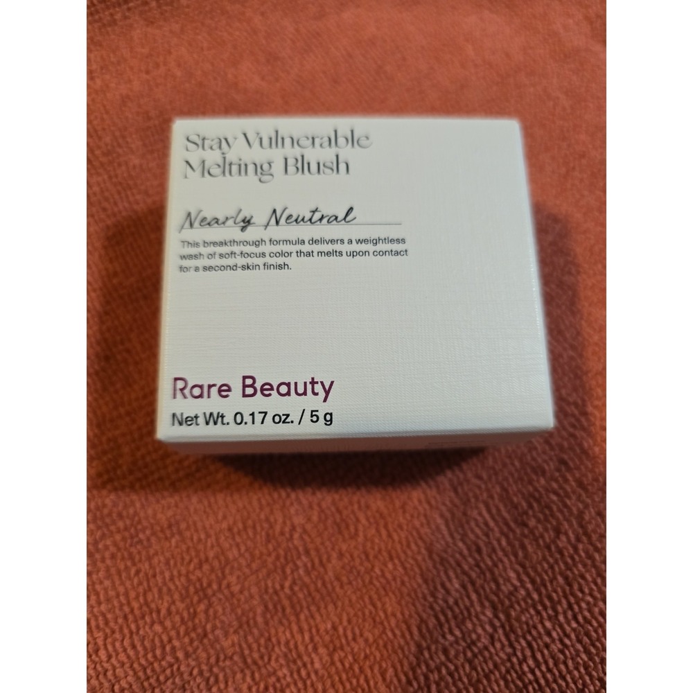 Rare Beauty Stay Vulnerable Melting Blush NEARLY NEUTRAL .17oz/5g FULL SZ